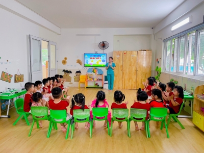 Chương trình học của các bé trường mầm non An Lộc